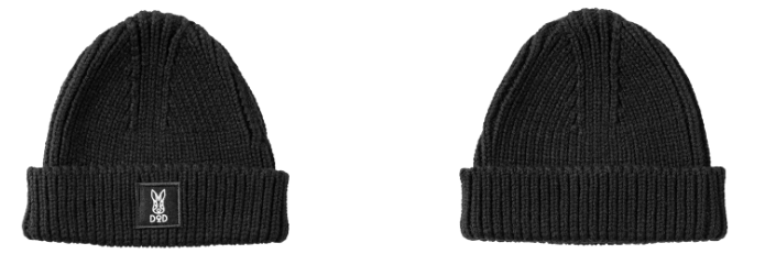 DOD Usagi Logo Basic Knit Cap Black HT102